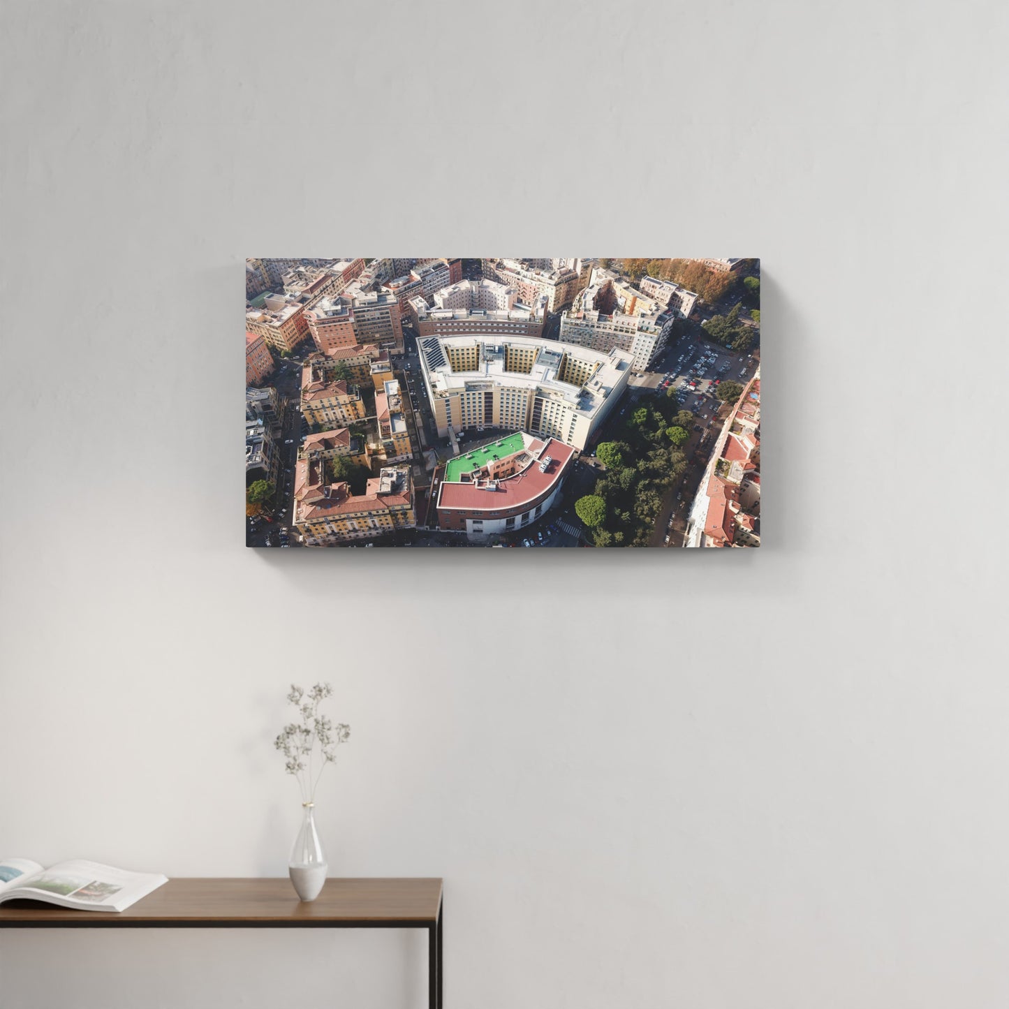 Aerial view of Prati, Rome