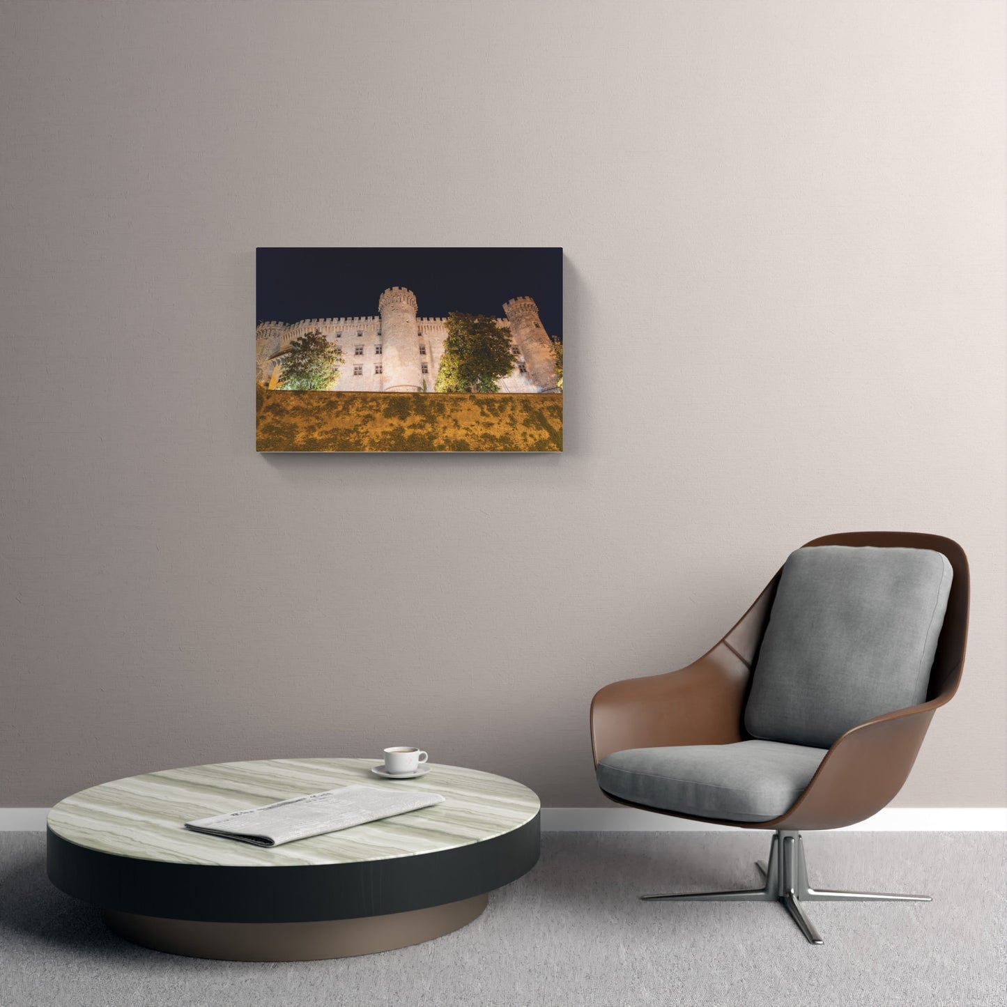 Orsini Odescalchi Castle at night, Rome