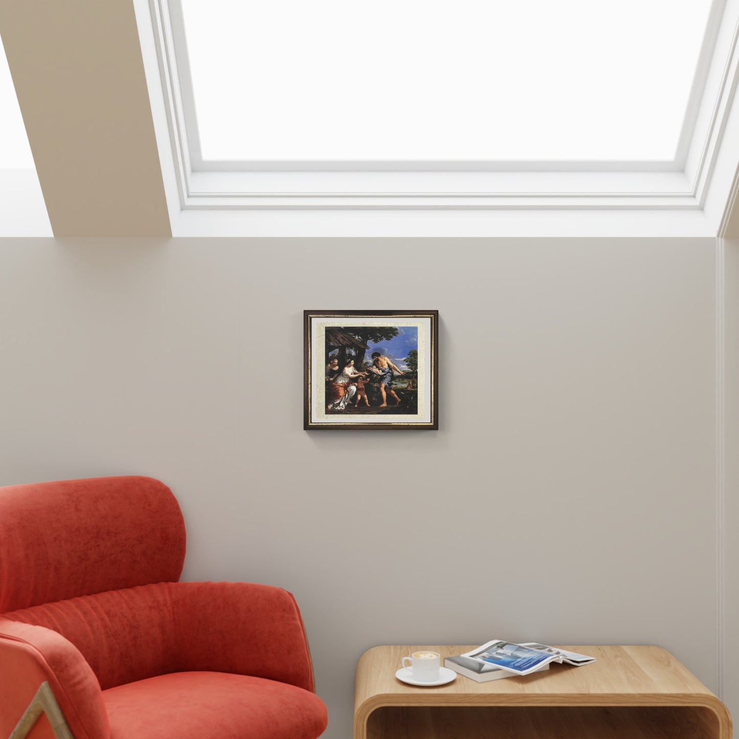 Romulus and Remus by Pietro da Cortona on refined Amalfi paper