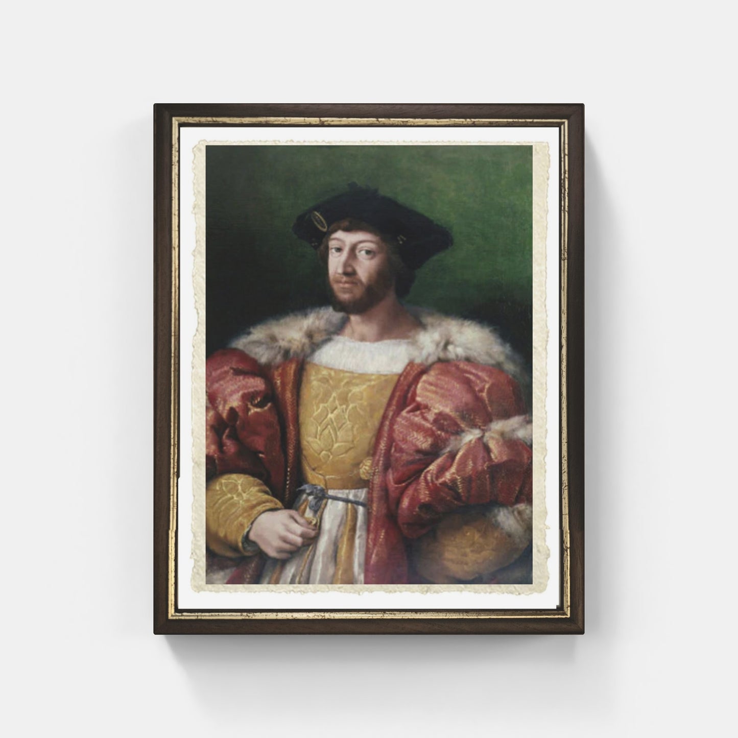 Lorenzo de' Medici, Duke of Urbino reproduction on refined Amalfi paper