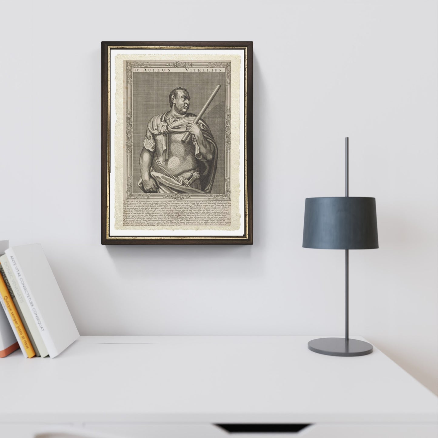 Vitellius, emperor of Rome. Line engraving by A. Sadeler