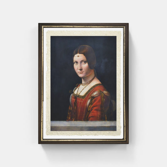 The beautiful ferronnière by Leonardo da Vinci