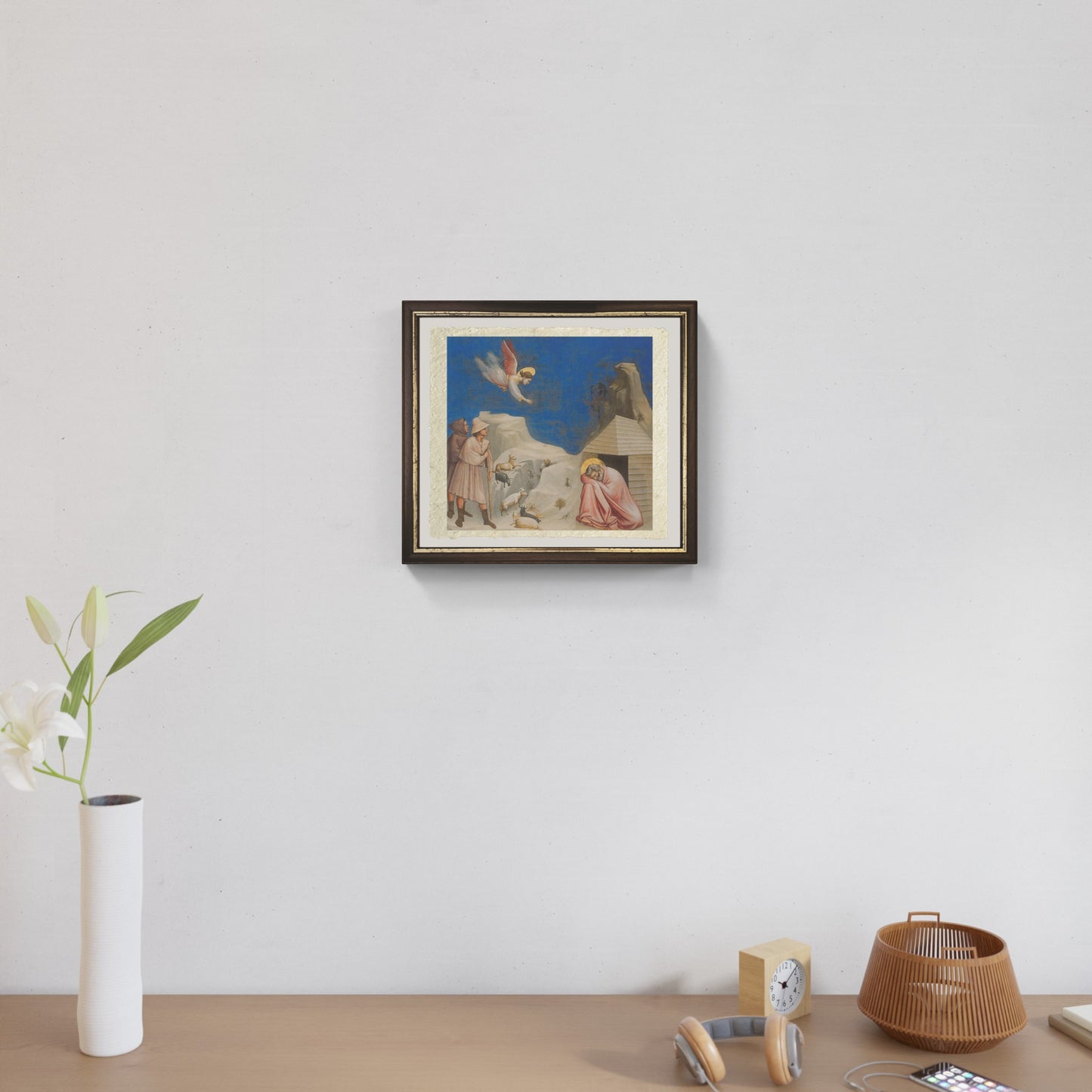 Gioacchino's dream, Giotto on refined Amalfi paper