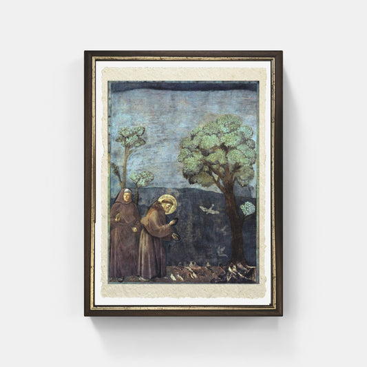 Sermon to the Birds by Giotto on fine Amalfi paper