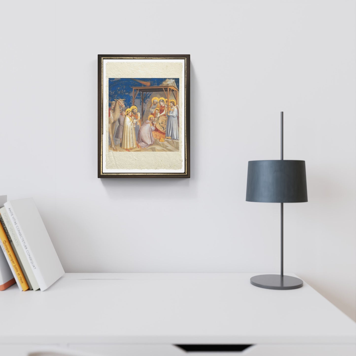 Adoration of the Magi by Giotto on refined Amalfi paper