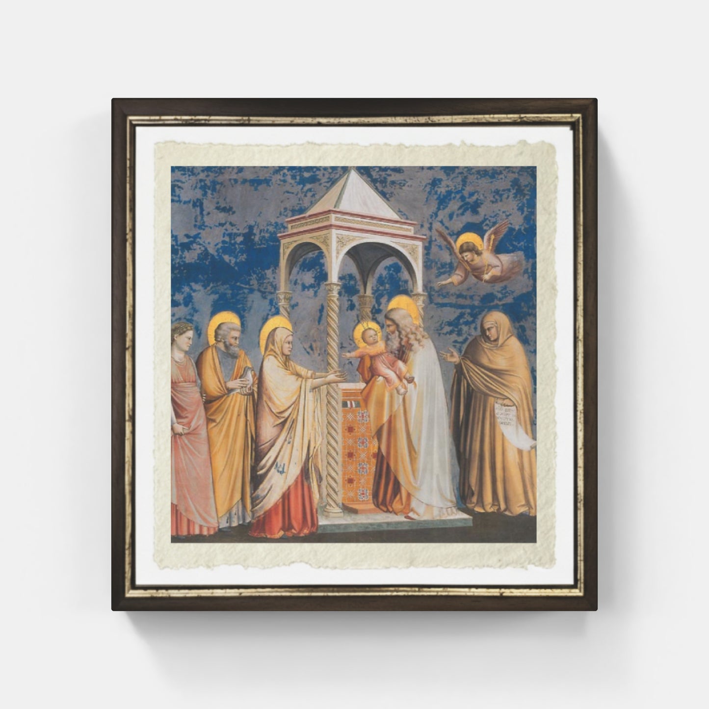 Presentation of Jesus at the Temple by Giotto on refined Amalfi paper