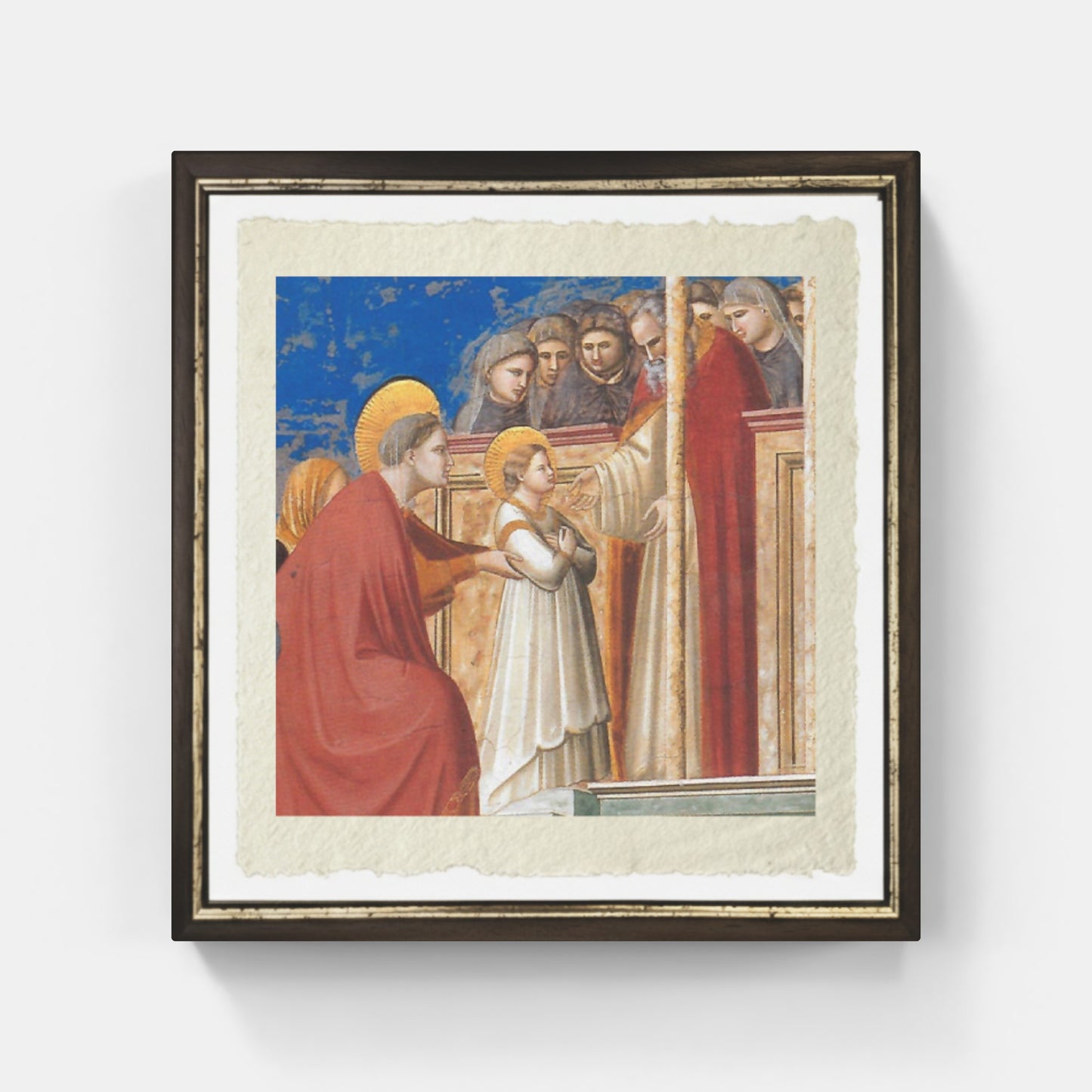 Presentation of the Virgin at the Temple by Giotto on refined Amalfi paper
