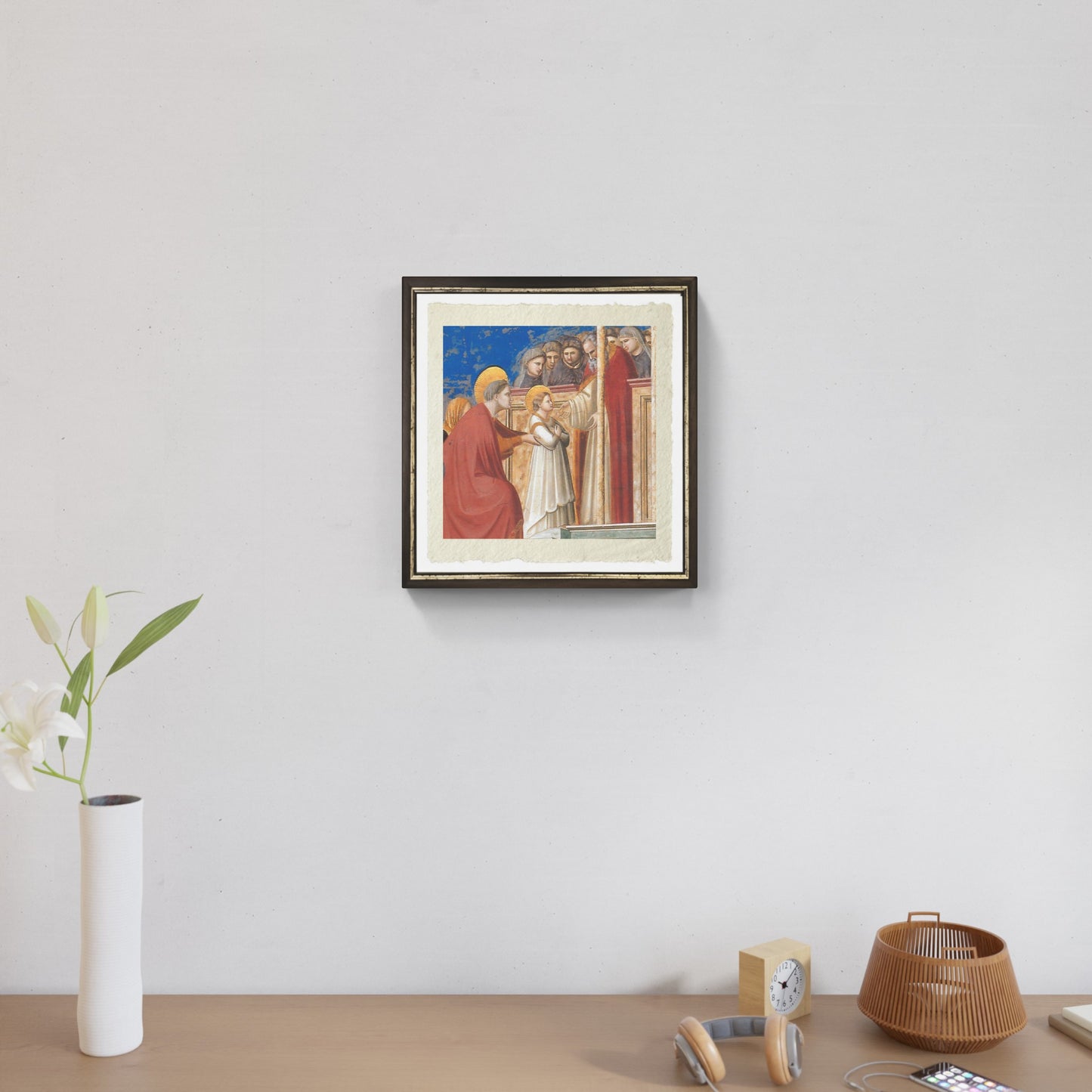 Presentation of the Virgin at the Temple by Giotto on refined Amalfi paper