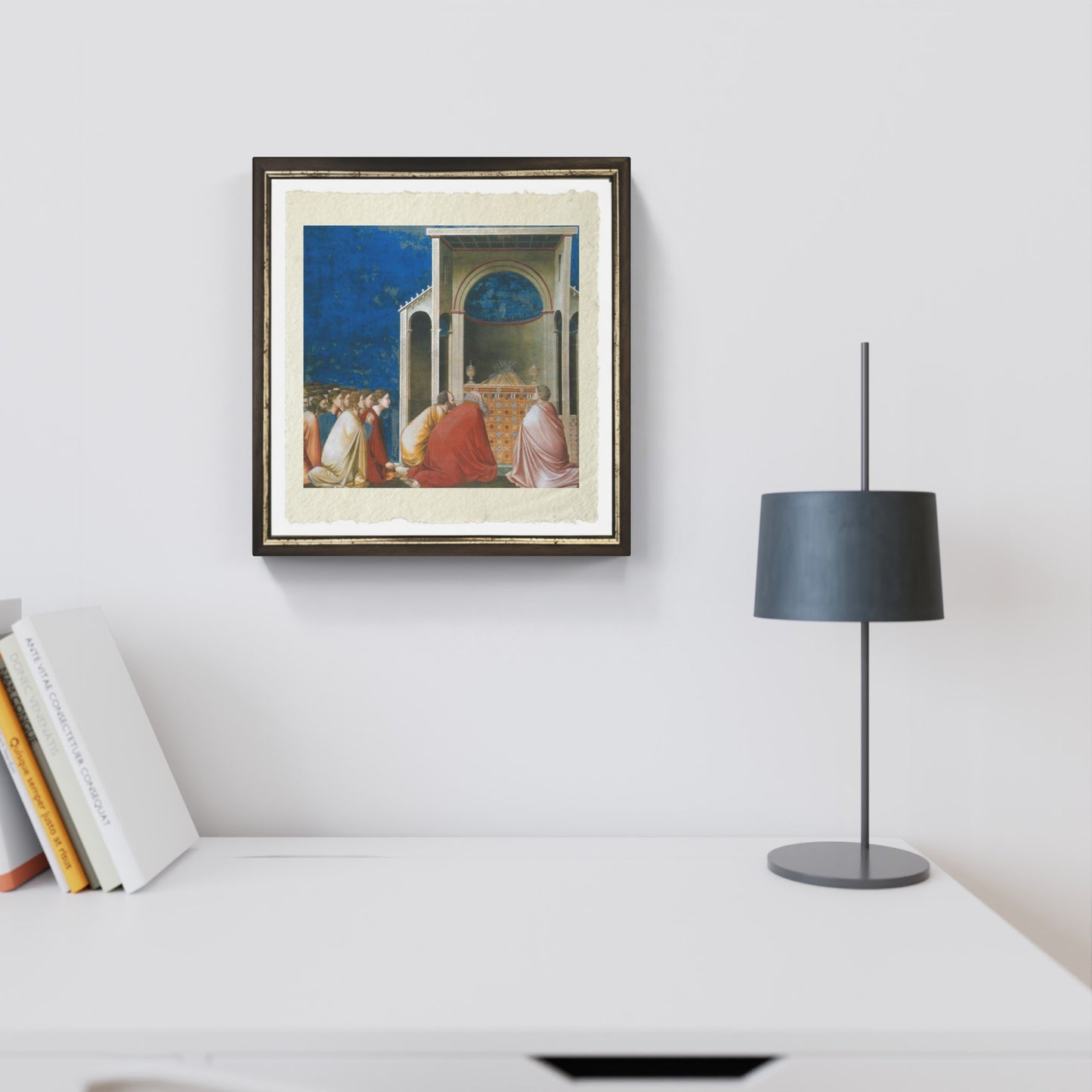 Prayer for the flowering of the rods by Giotto on refined Amalfi paper