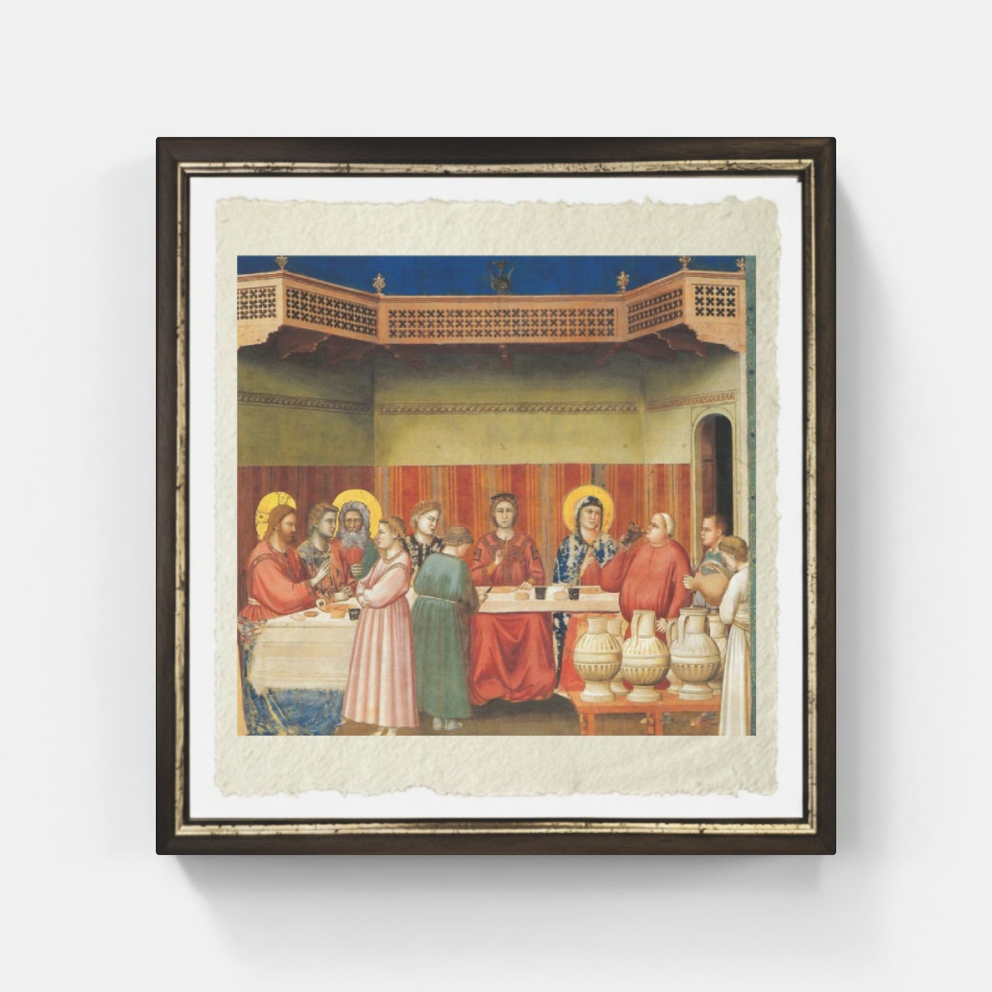 The Wedding at Cana by Giotto on Amalfi paper