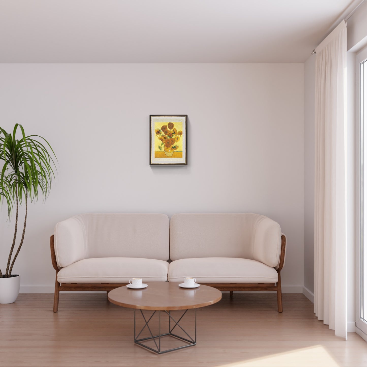 Sunflowers, Van Gogh, August 1888. Reproduction