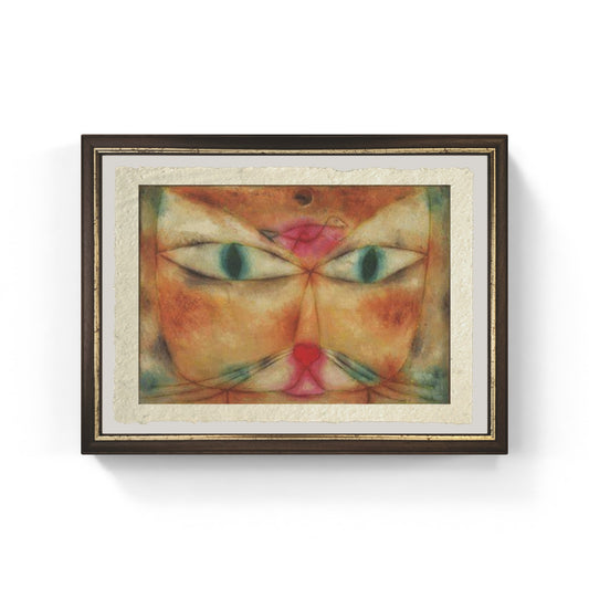Cat and Bird di Paul Klee su pregiata carta Amalfi
