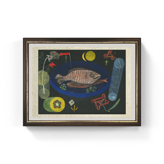 Around the Fish di Paul Klee su pregiata carta Amalfi
