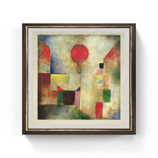 Palloncino rosso di Paul Klee su pregiata carta Amalfi