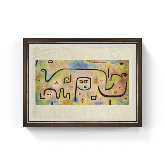 Insula Dulcamara di Paul Klee su pregiata carta Amalfi