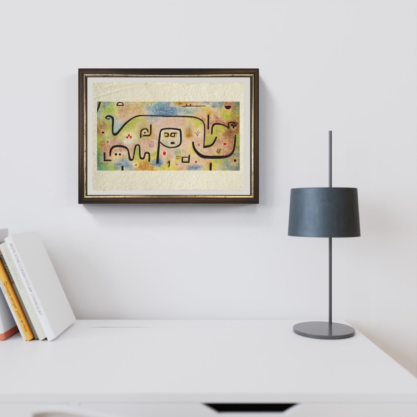 Insula Dulcamara di Paul Klee su pregiata carta Amalfi