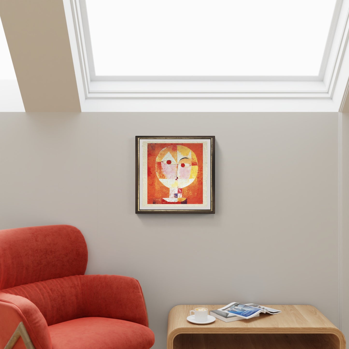 Senecio di Paul Klee su pregiata carta Amalfi