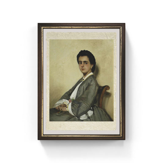 La cugina Argia di Giovanni Fattori su pregiata carta Amalfi