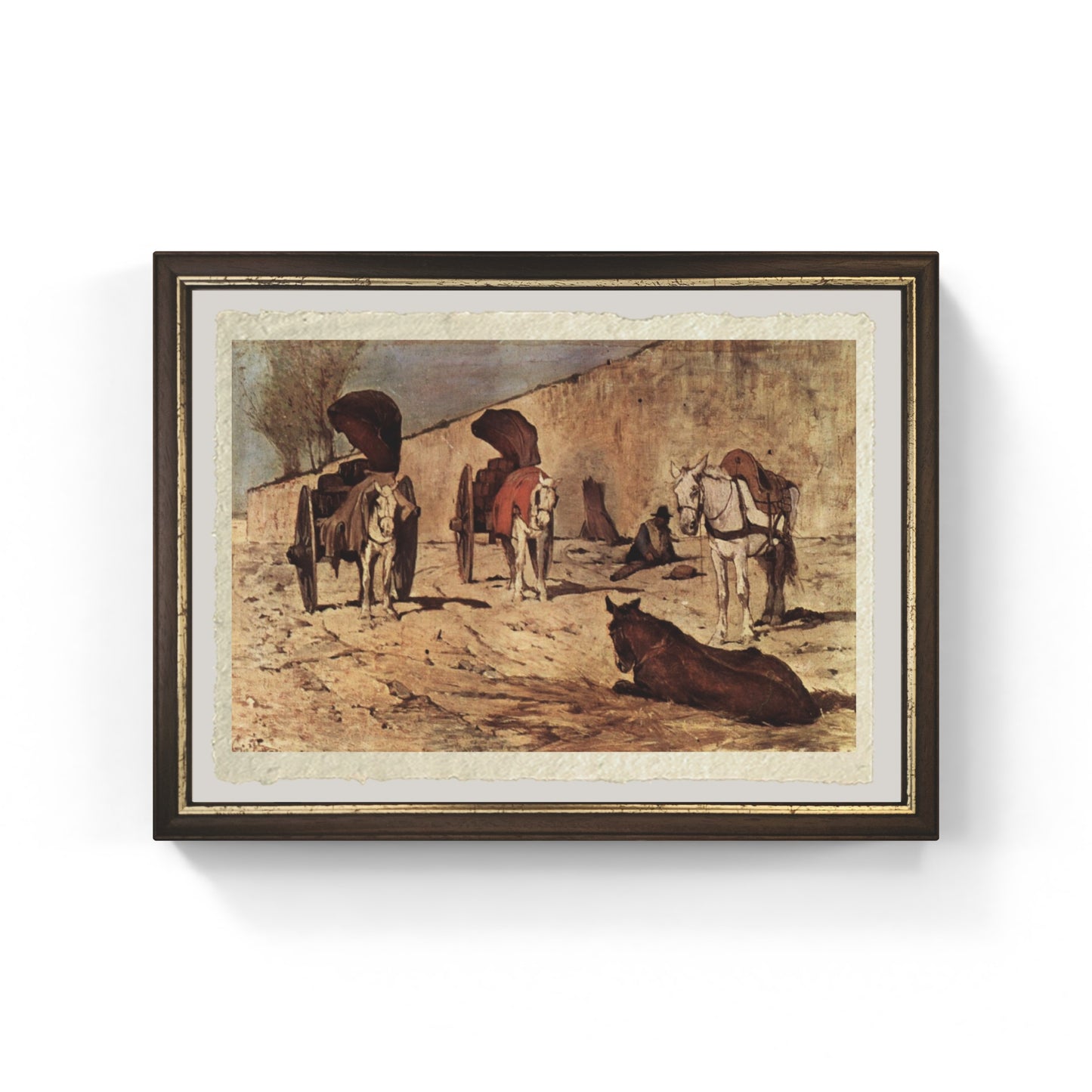 Barocci romani di Giovanni Fattori su pregiata carta Amalfi