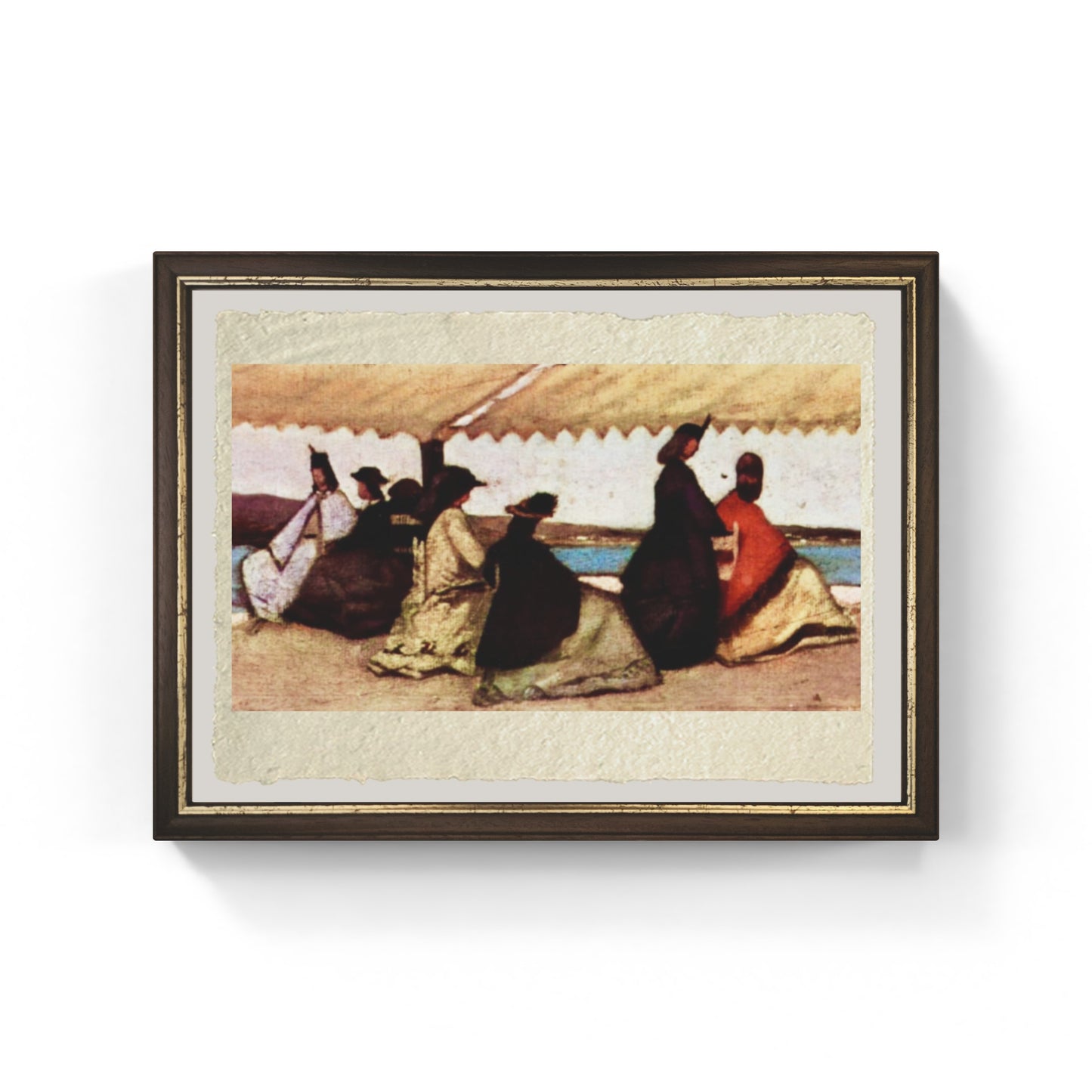 La rotonda dei Bagni Palmieri di Giovanni Fattori su pregiata carta Amalfi