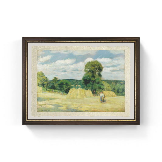 La Moisson di Camille Pissarro su pregiata carta Amalfi