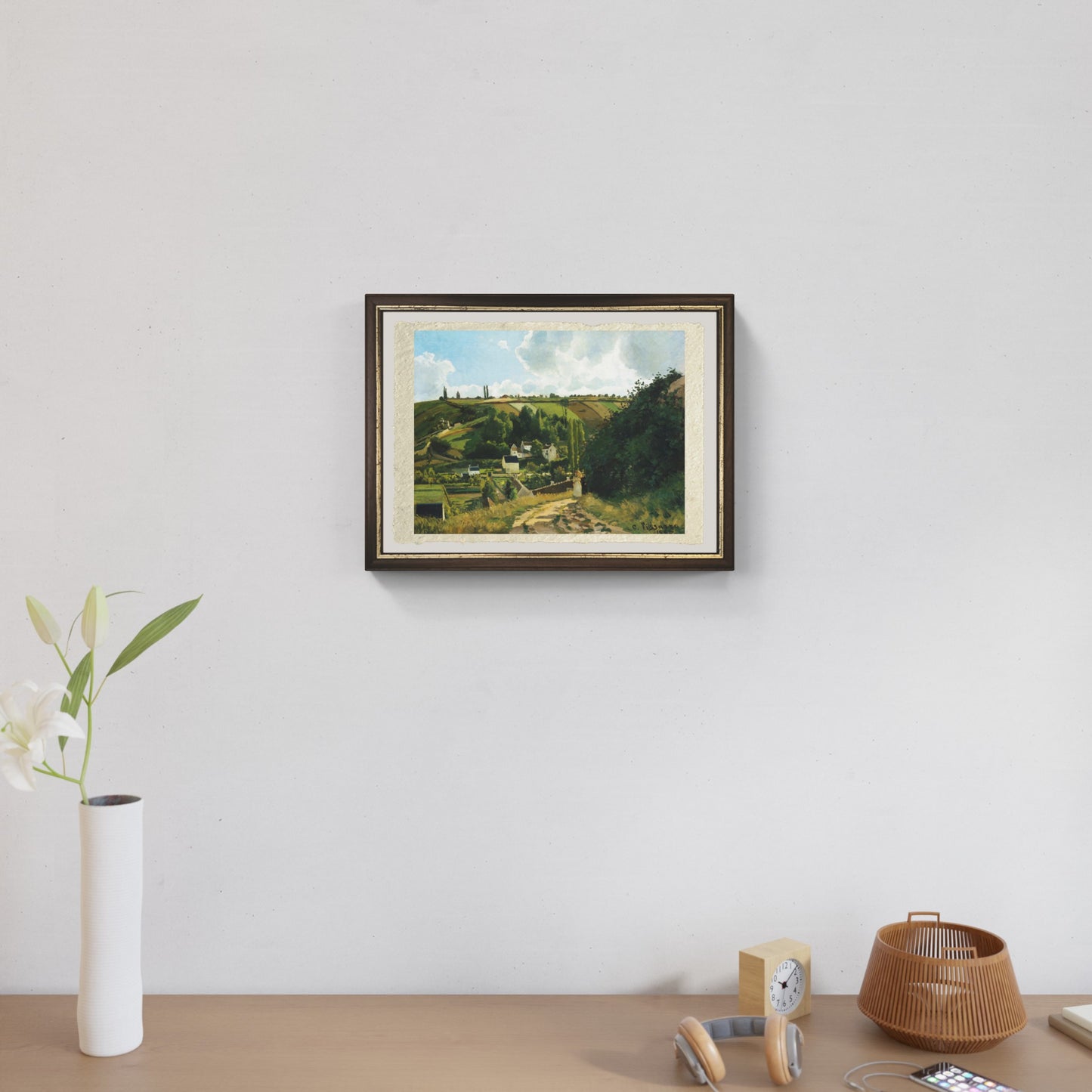 Collina di Jalais, Pontoise di Camille Pissarro su pregiata carta Amalfi