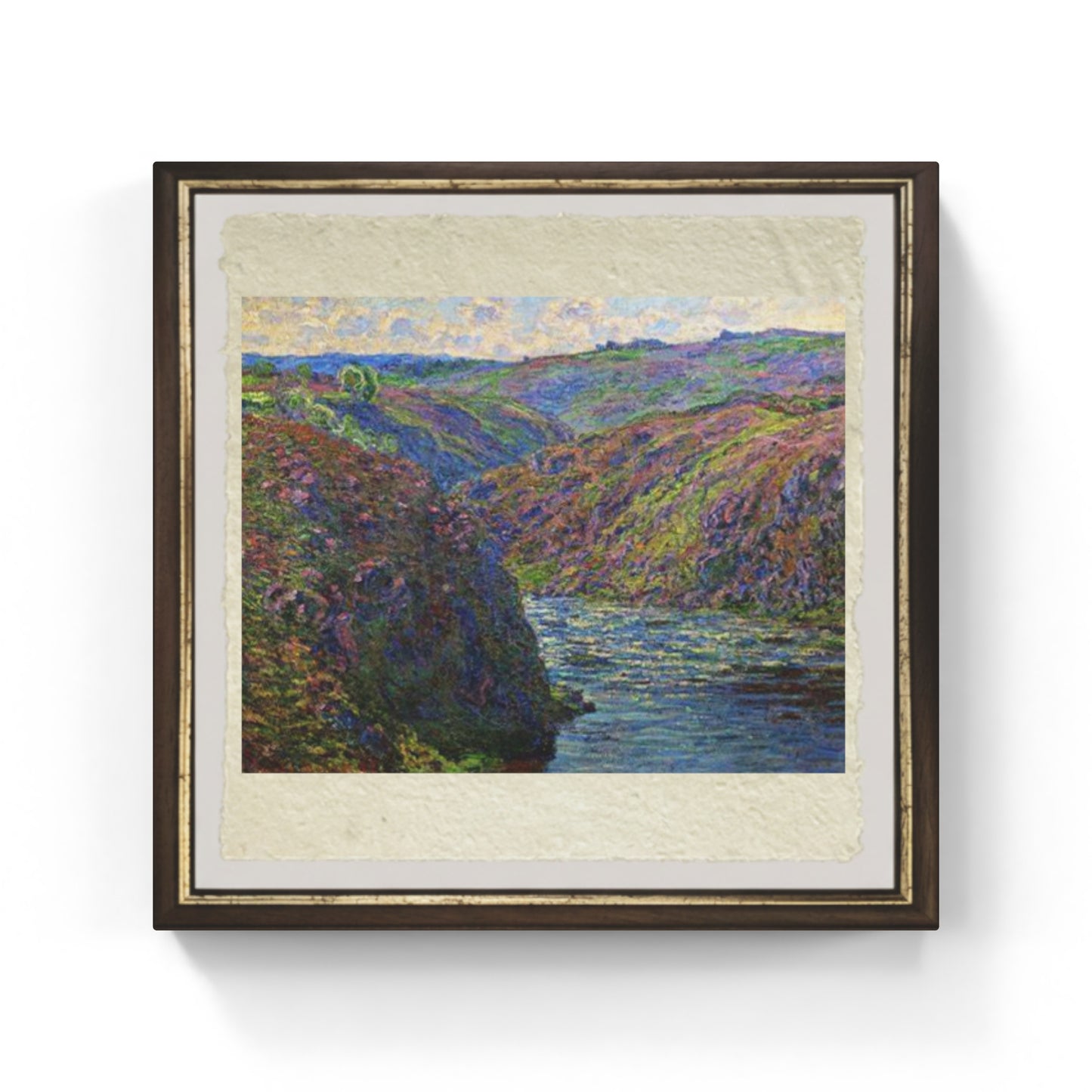 Valle della Creuse di Claude Monet su pregiata carta Amalfi