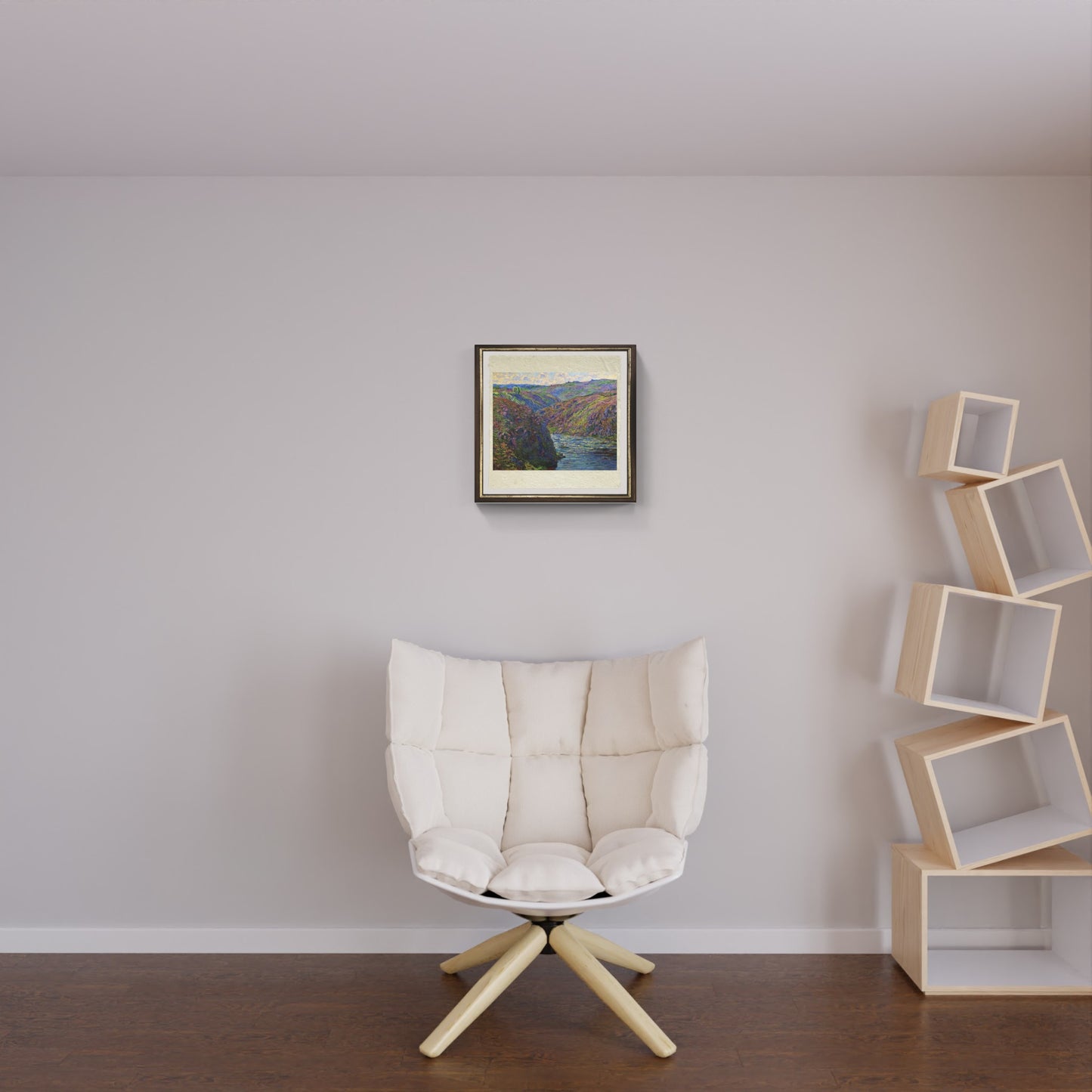 Valle della Creuse di Claude Monet su pregiata carta Amalfi