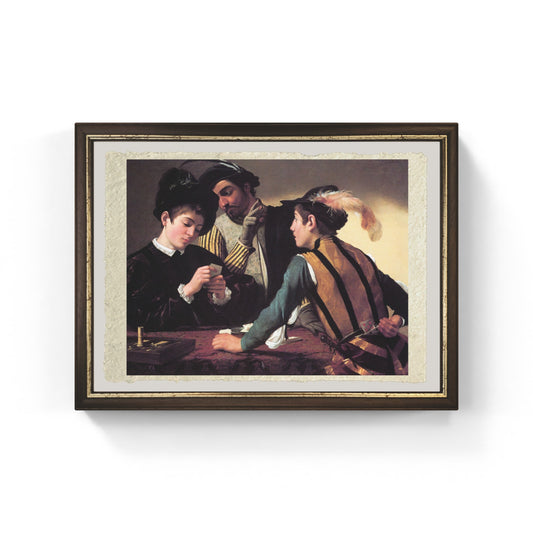 I bari di Caravaggio su pregiata carta Amalfi