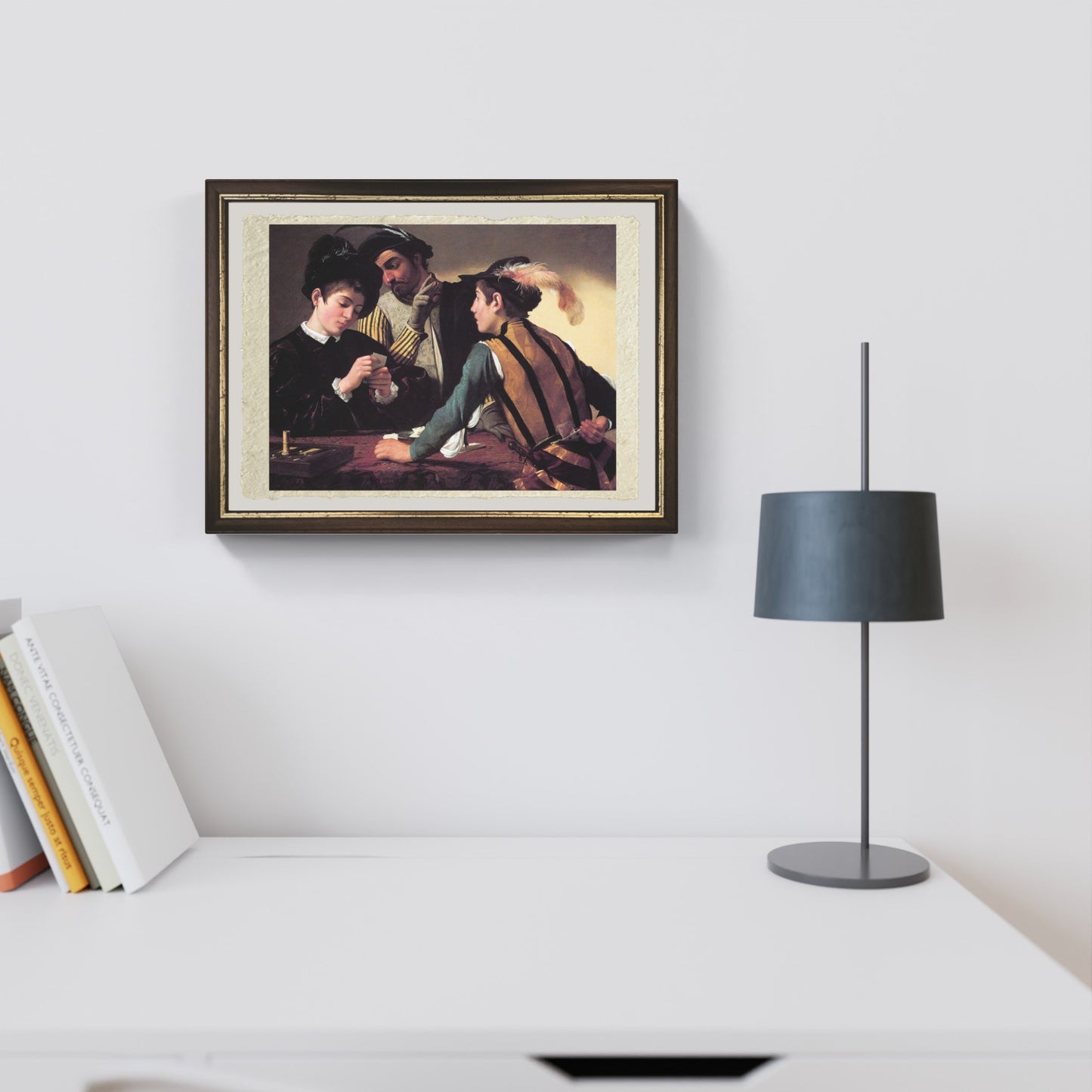 I bari di Caravaggio su pregiata carta Amalfi