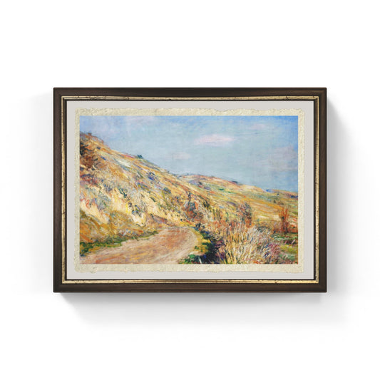 The road to Giverny, painting by Claude Monet