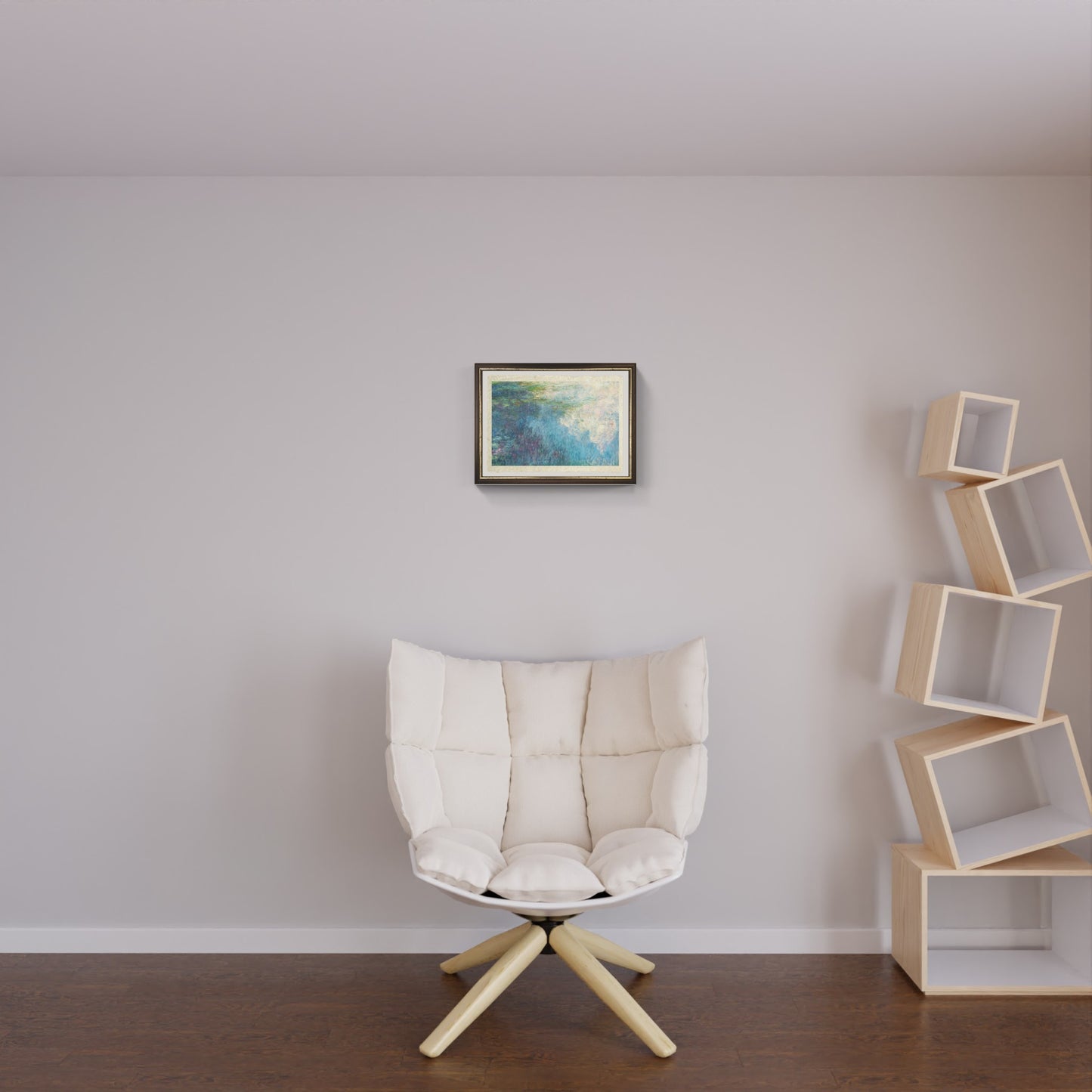  Water lilies (the clouds), painting by Claude Monet