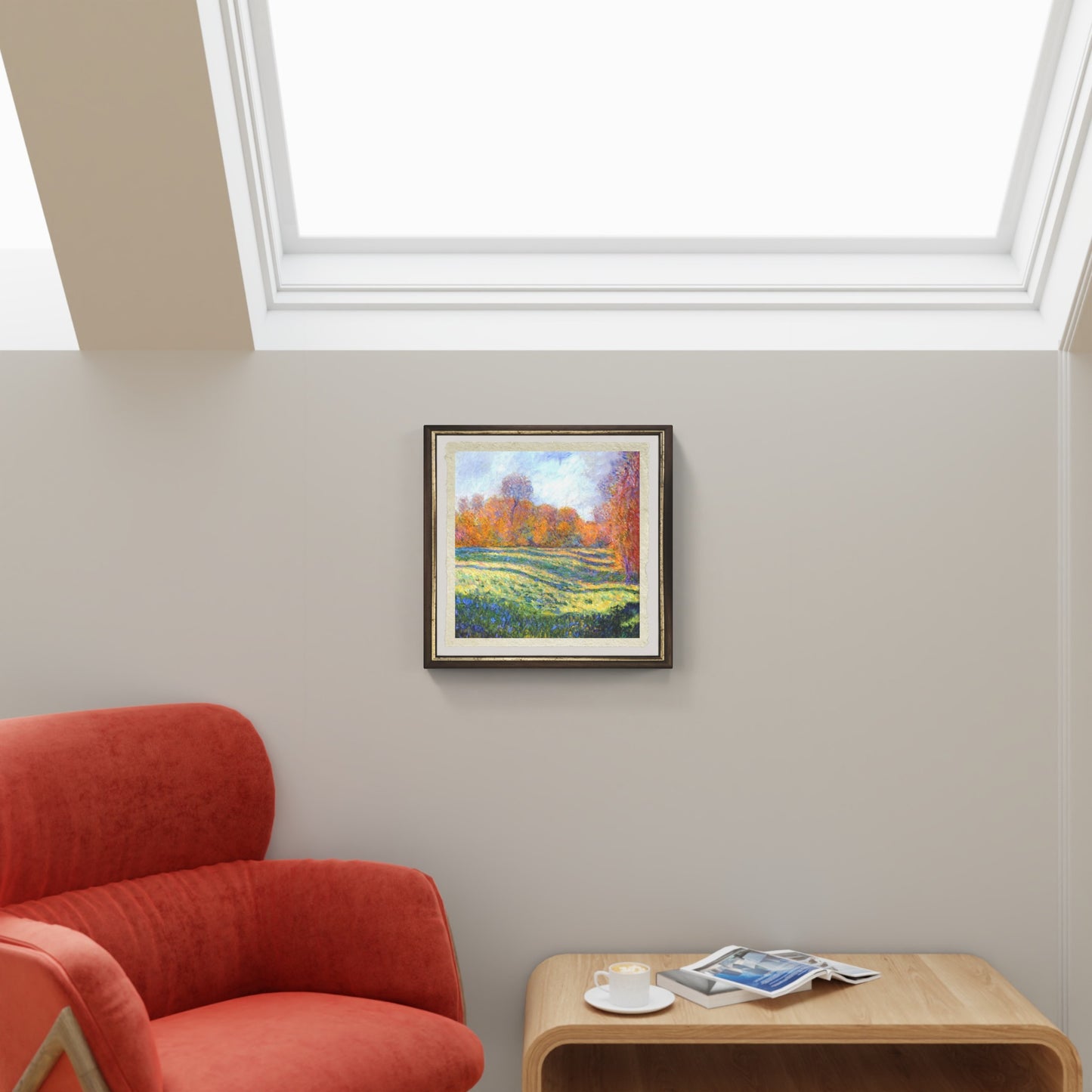 Meadow at Giverny, painting by Claude Monet