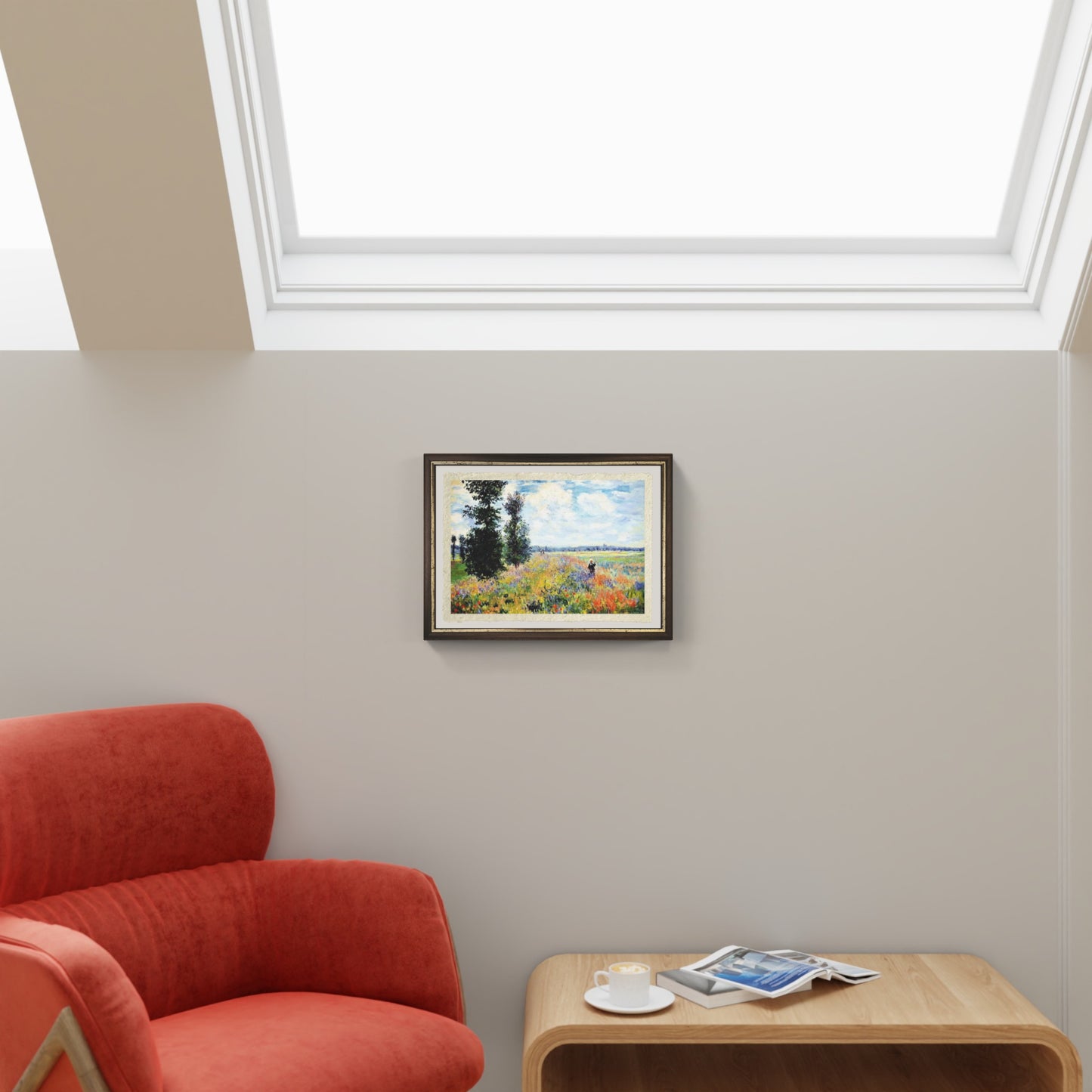 Poppy Field near Argenteuil, painting by Claude Monet