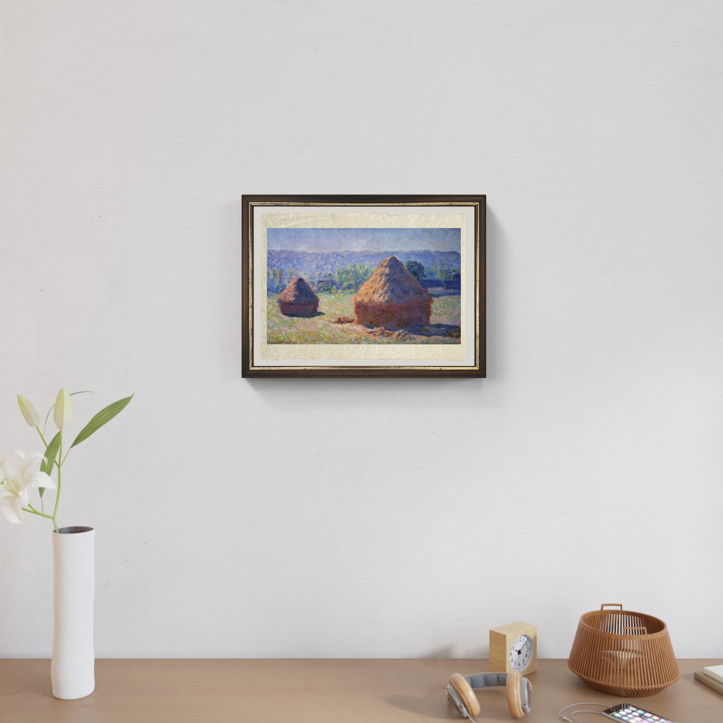 Covoni di Claude Monet su pregiata carta Amalfi