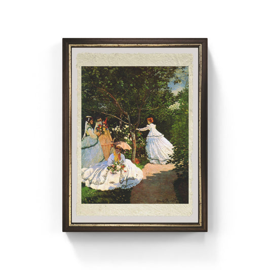 Women in the Garden, painting by Claude Monet