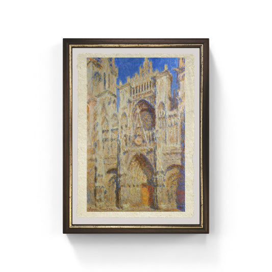 Rouen Cathedral, painting by Claude Monet