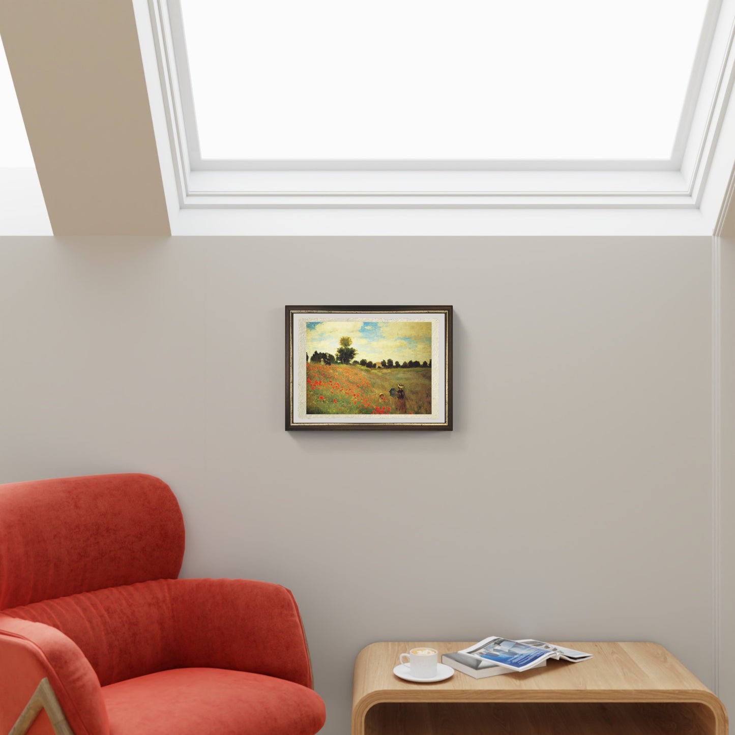 I papaveri di Claude Monet su pregiata carta Amalfi