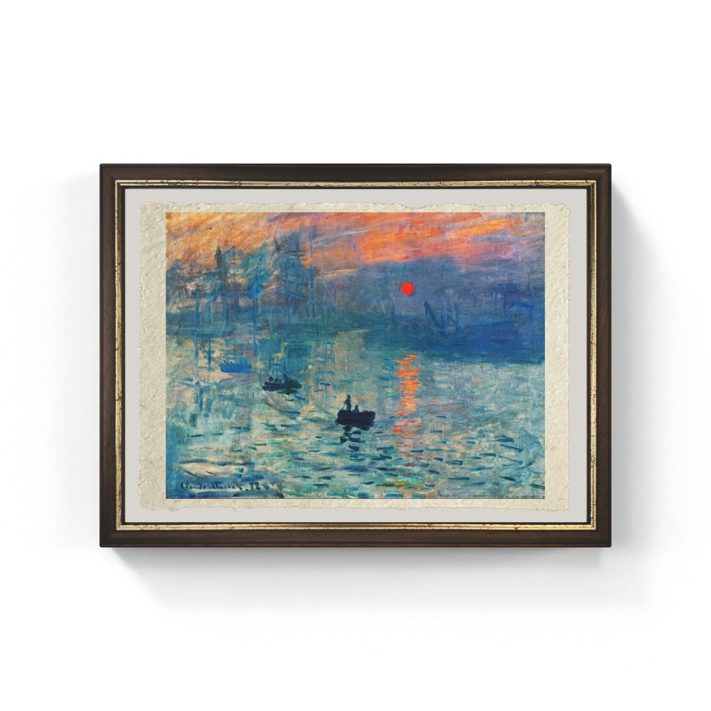 Impression, Sunrise, painting by Claude Monet