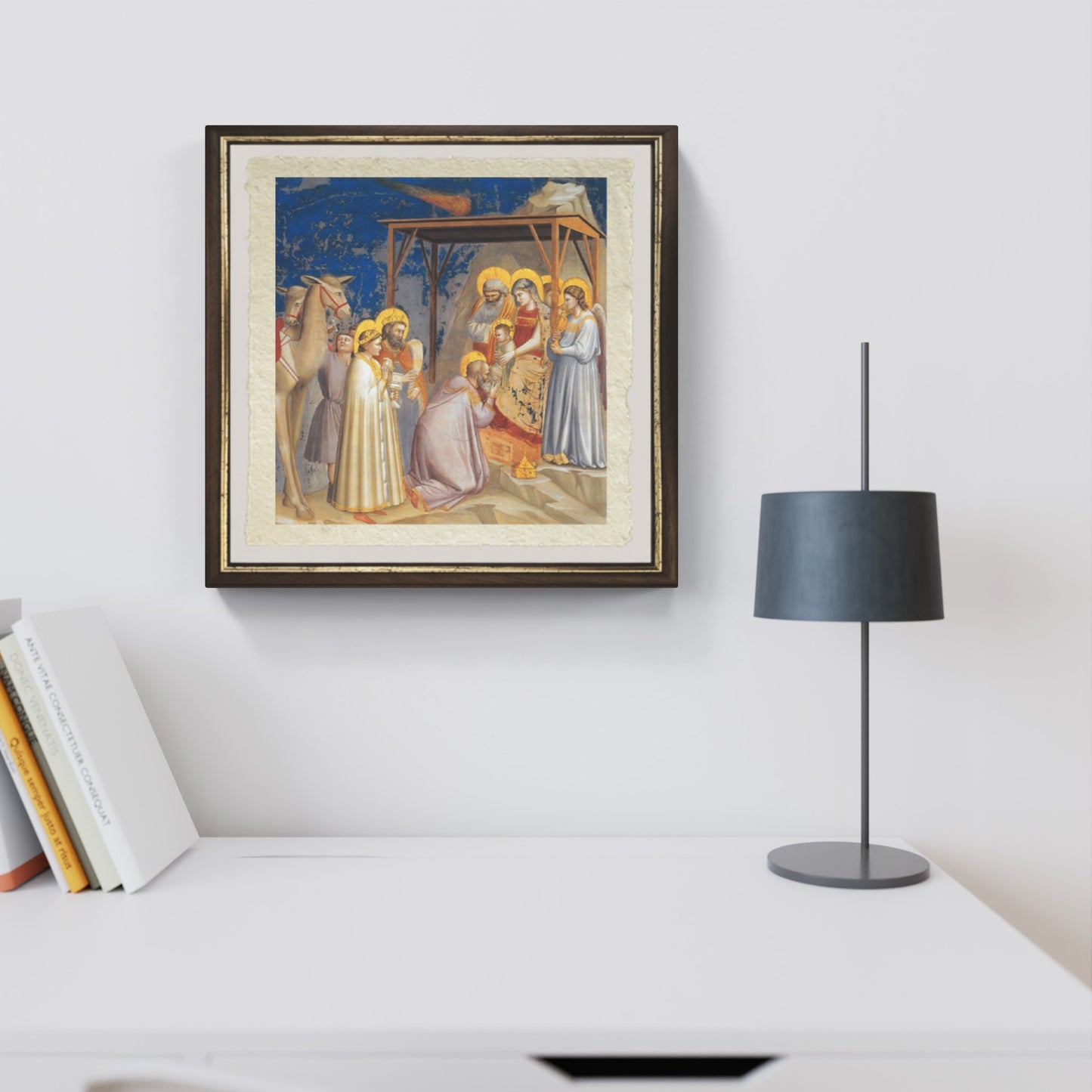 Adoration of the Magi by Giotto on refined Amalfi paper