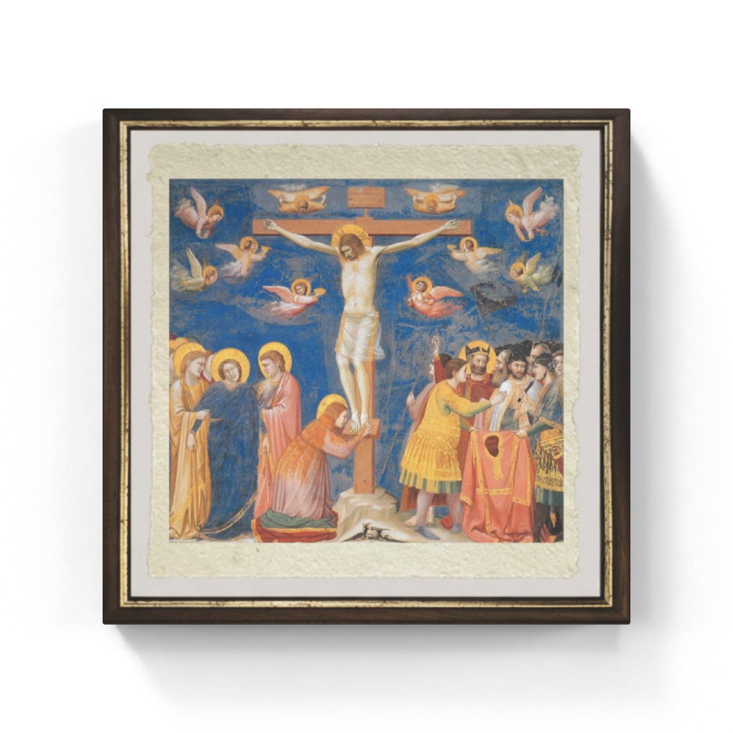 The Crucifixion by Giotto on fine Amalfi paper