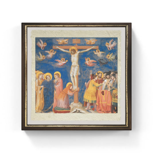 The Crucifixion by Giotto on fine Amalfi paper