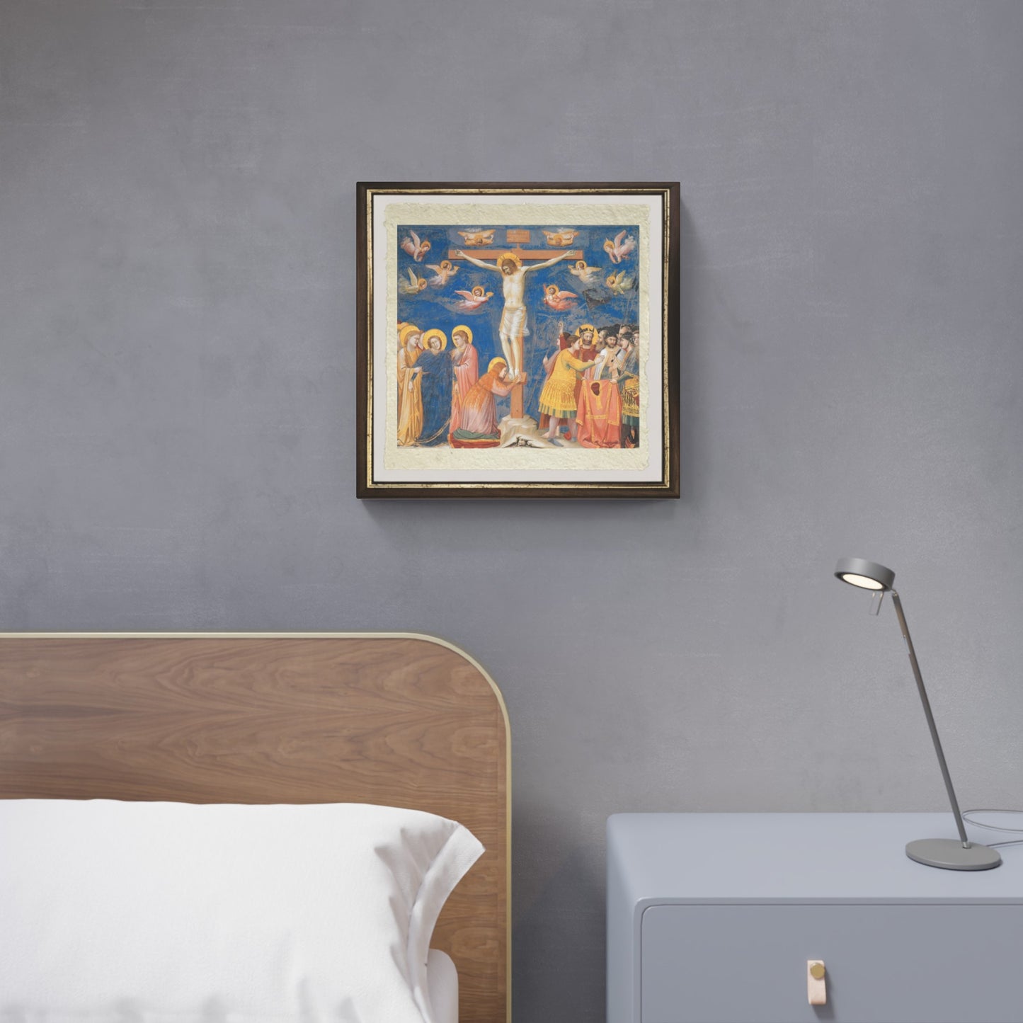 The Crucifixion by Giotto on fine Amalfi paper