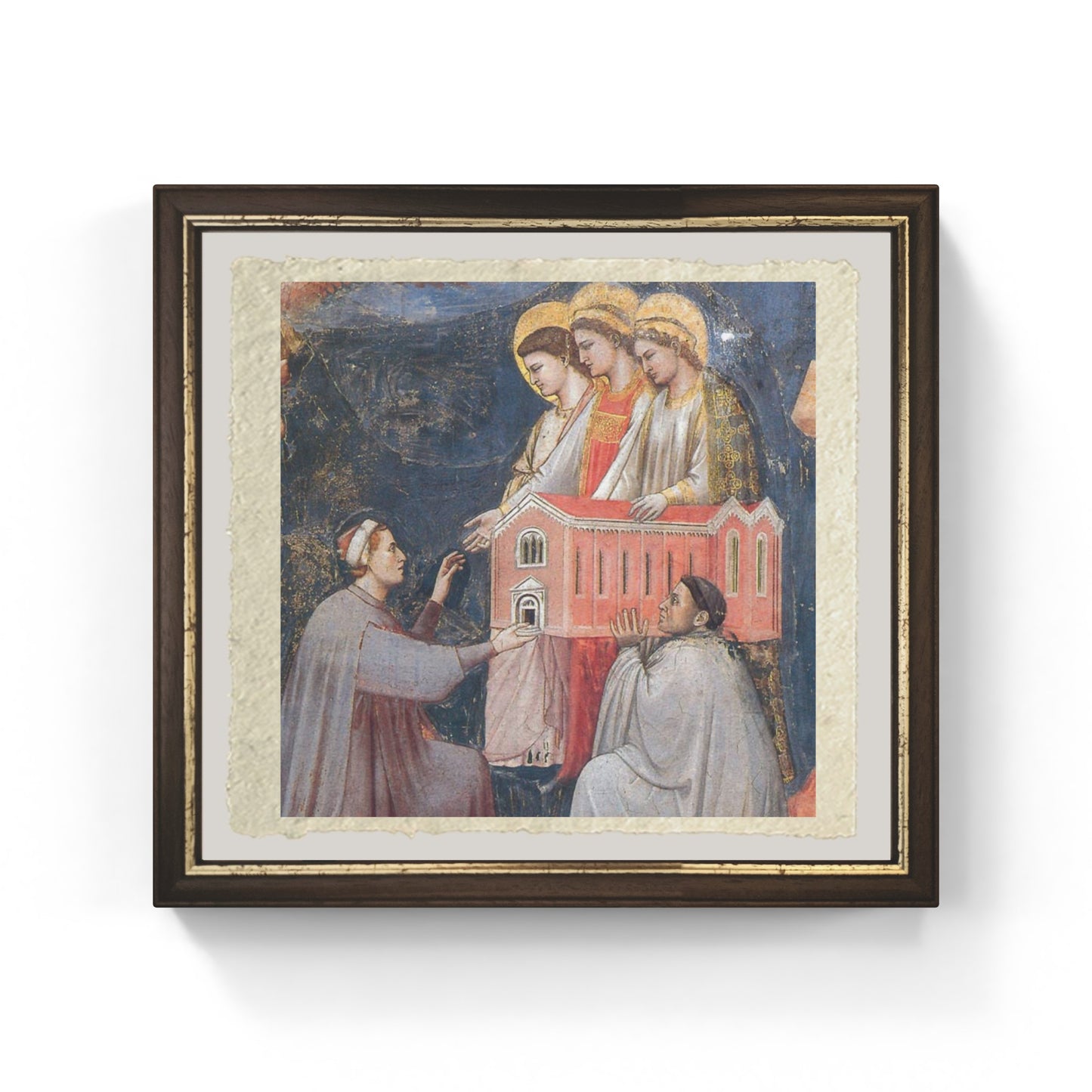 Final Judgment (detail), Giotto on refined Amalfi paper