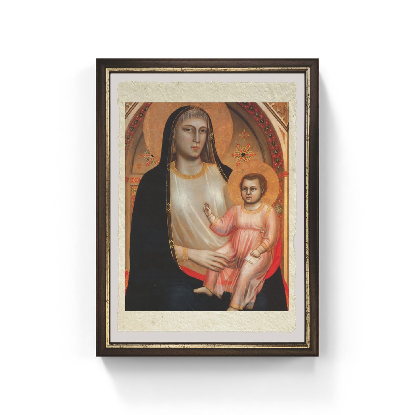 Majesty (Madonna of All Saints) by Giotto on fine Amalfi paper