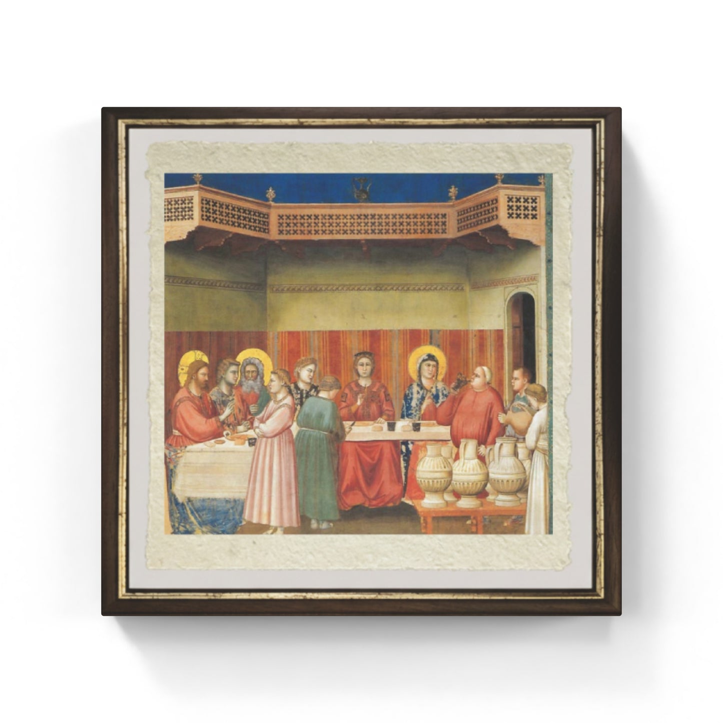 The Wedding at Cana by Giotto on Amalfi paper