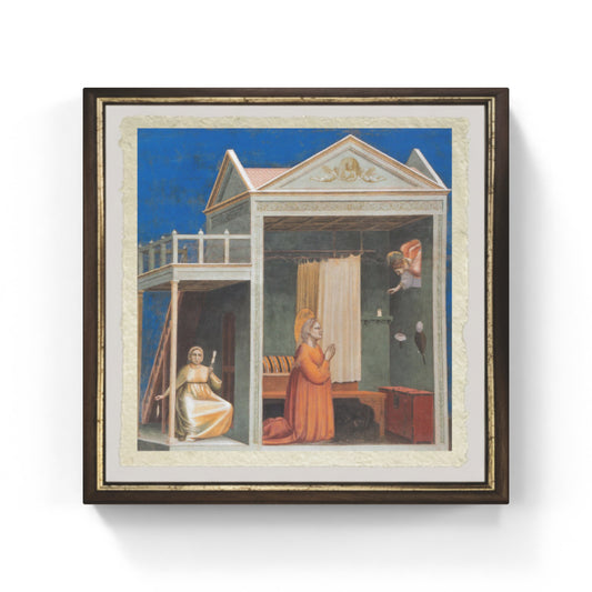 Announcement to St Anne by Giotto on refined Amalfi paper