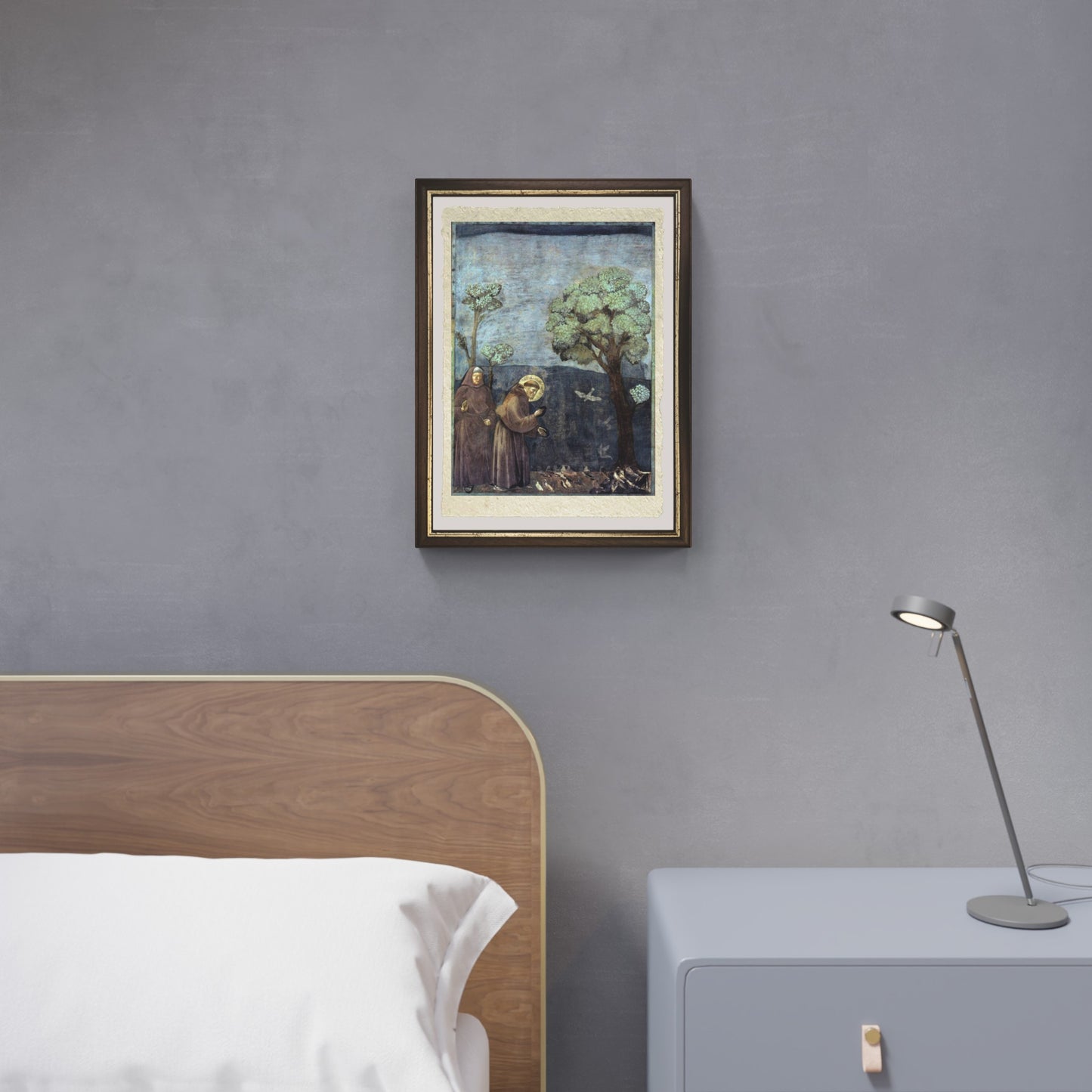 Sermon to the Birds by Giotto on fine Amalfi paper