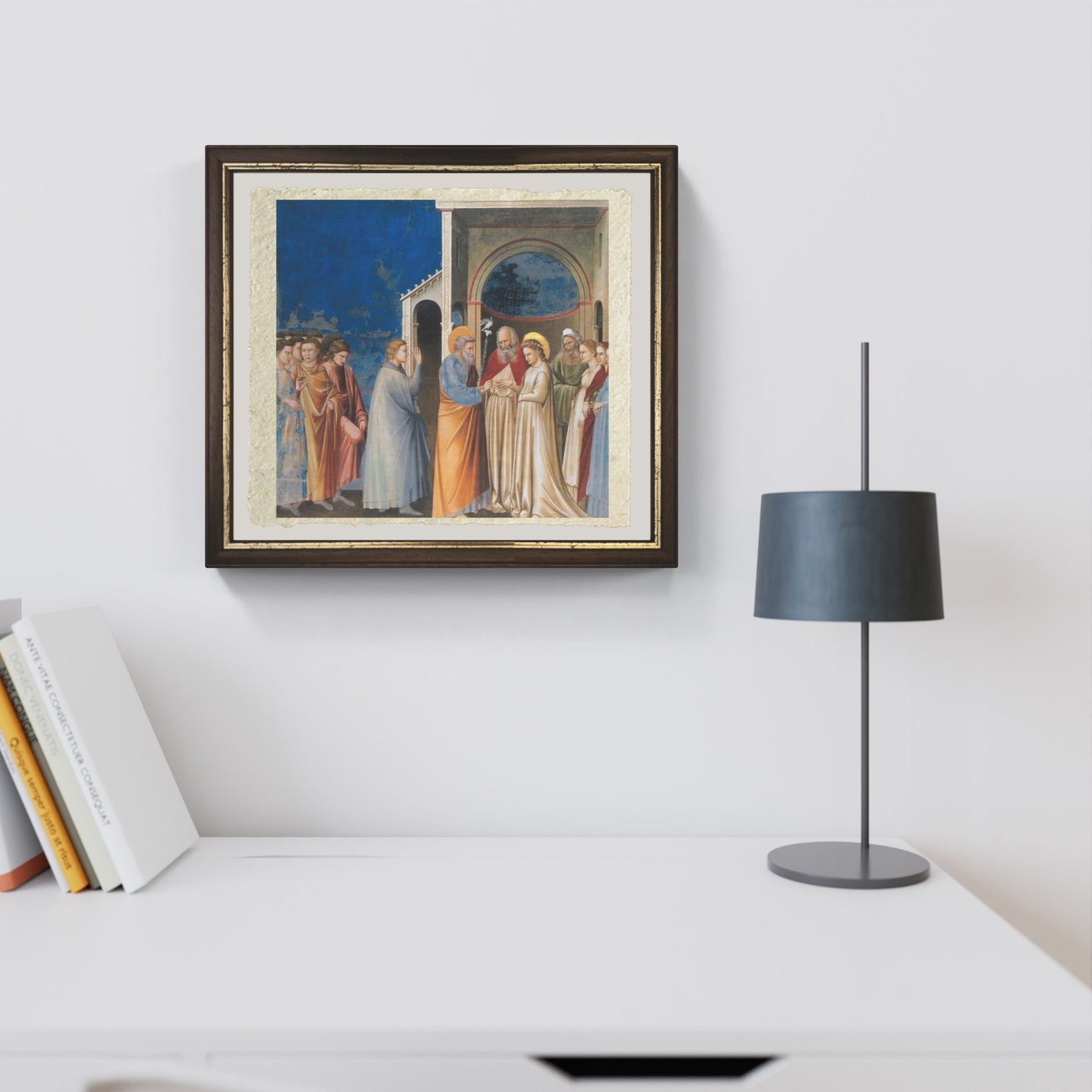 Marriage of the Virgin by Giotto on fine Amalfi paper