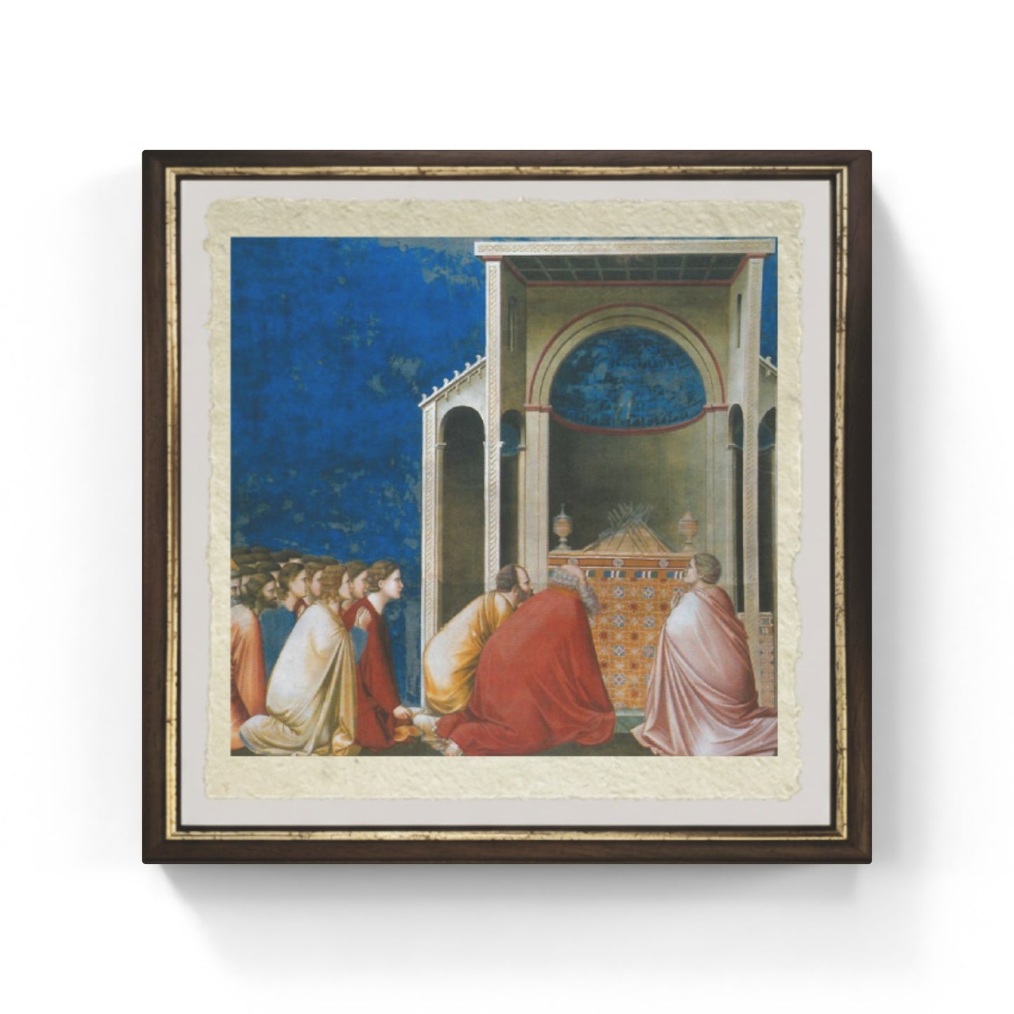 Prayer for the flowering of the rods by Giotto on refined Amalfi paper